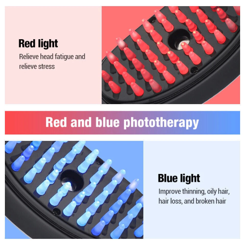 Hair-Increasing Instrument Hair-Growth Comb, Infrared Massage Health Comb